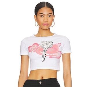 FIORUCCI Love Crop Top in White